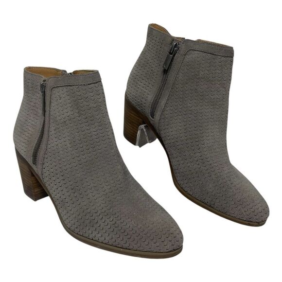 Lucky Brand Petre Suede Booties Size 7.5 - Picture 1 of 10